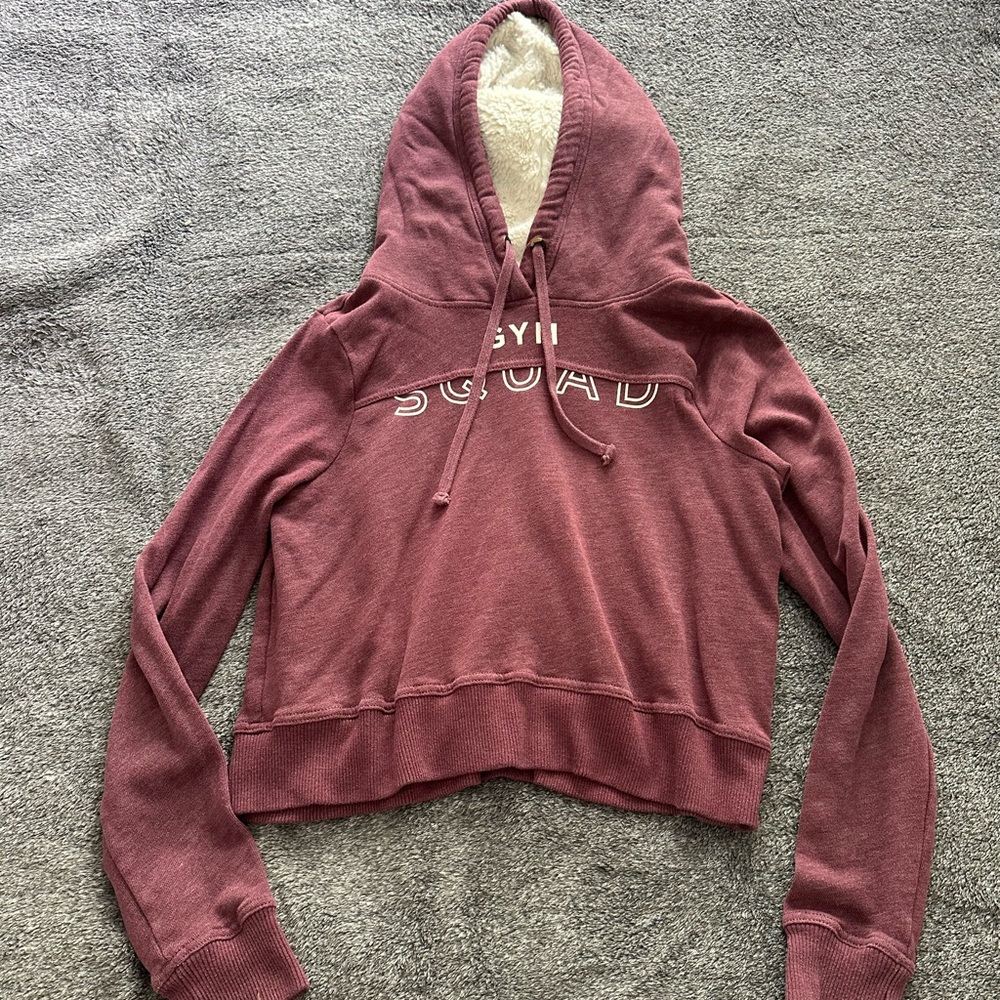 Hollister Maroon Hoodie size S